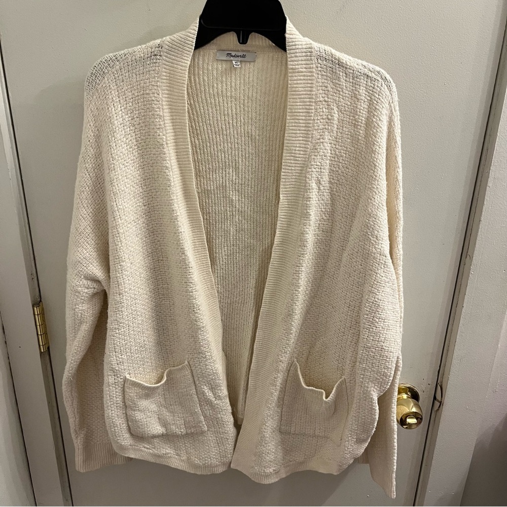 Madewell Open Front Cardigan Size XL